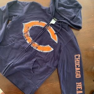 Women’s Chicago Bears zip up hoodie